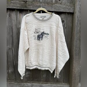 Vintage Fieldmaster Howling Wolf Sweater